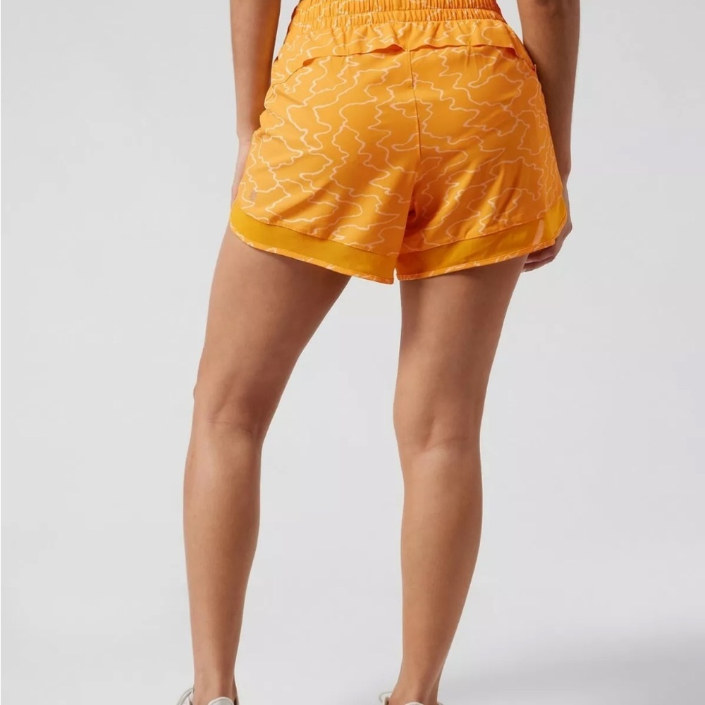 Athleta Marigold Athletic Shorts with‎ Elastic Waistband - Picture 2 of 6